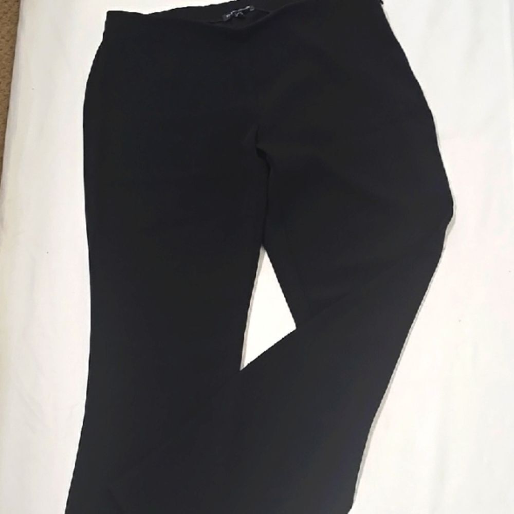 Eileen Fisher Classic Black,‎ Side Zipper, Straight Leg Pants 8